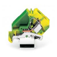 WAGO 283-609 12mm 1-conductor Ground Terminal Block Green-yellow A...