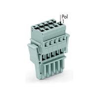 WAGO 769-108/021-000 1-conductor Female Plug with Lock Codable 8-p...