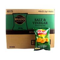 Walkers Crisps Salt and Vinegar x 32
