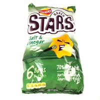 walkers baked stars salt vinegar 6 pack
