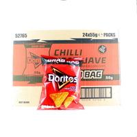 Walkers Doritos Chilli Heatwave Grab Bag 24 x 55g
