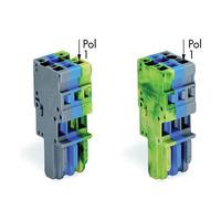 WAGO 769-103/000-038 1-way Plug/Base Module 3-pole Grey/Blue/Grn-y...