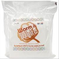 Warm & White Cotton Batting-Twin Size 72X90 207778