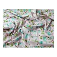 Washing Line Print Combed Cotton Poplin Dress Fabric