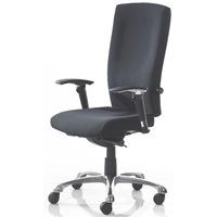 wave ergonomic high back fabric task chair blue