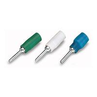 wago 209 157 pin terminals insulated for series 271 and 272 blue p