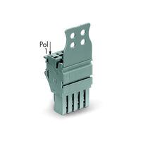 WAGO 2022-107/135-000 7p 1 Conductor F Plug w Strain Relief AWG 22...