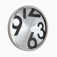 Wall Clock Round Face Metal 2716