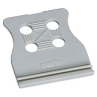 wago 734 228 mcs mini p 125mm strain relief plate grey pk100