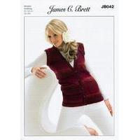 Waistcoat in James C. Brett Marble DK (JB042)