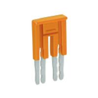 WAGO 282-435 5-way Insulated Jumper Orange 1pk
