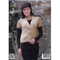 Waistcoats in King Cole Chunky Tweed (4039)