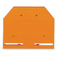 wago 280 302 25mm end and intermediate plate for 279 101 orange 100pk