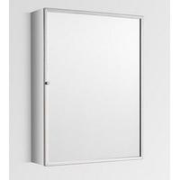 Wall Mounted 50cm Wide by 70cm Tall Almeria Single Door Mirror Bathroom Cabinet