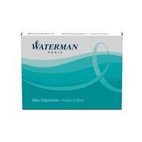 Waterman Ink Cartridge Refills Standard Blue Pack of 8 S0713021