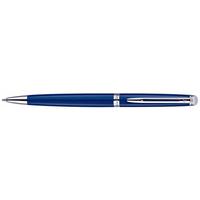 Waterman Hemisphere Blue Chrome Trim Ball Pen