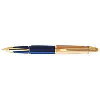 Waterman Edson Blue Gold Trim Fountain Pen