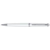 Waterman Hemisphere 10 White Lacquer Chrome Trim Ball Pen