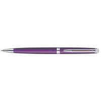 Waterman Hemisphere Purple Chrome Trim Ball Pen