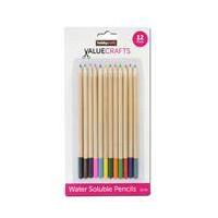 Water Soluble Pencils 12 Pack
