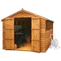 walton garden overlap apex shed 12 x 8