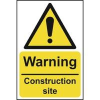 Warning Construction Site Sign