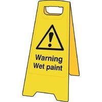 Warning Wet Paint Floor Stand Sign