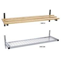 wall fixed mesh shelf 09m wide x 345mm deep