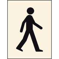 walking man stencil 400 x 600mm