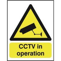 Warning Sign CCTV In Operation A5 PVC GN00751R