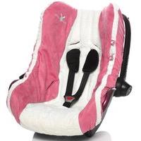 wallaboo infant car seat cover pink