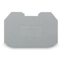 WAGO 283-333 1mm Step Down Cover Plate Grey 100pk