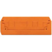 WAGO 284-339 2.5mm End Plate Orange 100pk