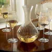 Waterfall Decanter and 6 glasses