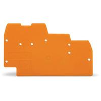 WAGO 270-321 1mm End & Inner plate for 3-Deck 3-Cndtr. T-Blocks Or...