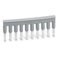 WAGO 280-490 50mm 10-pole Insulated Comb Style Jumper Grey 50pk