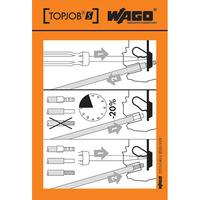 WAGO 210-400/2000-001 Instruction Stickers for TOPJOB®S DIN Rail T...