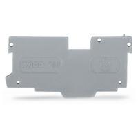 WAGO 769-307 End And Intermediate Plate 1.1mm thick Grey 100pk