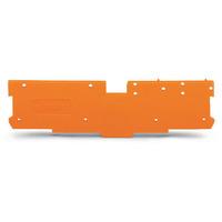 wago 769 304 end and intermediate plate 11mm thick orange 100pk
