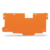 WAGO 769-306 End And Intermediate Plate 1.1mm thick Orange 100pk