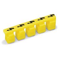 WAGO 279-415 5pcs High Voltage Warning Marker for 279 Series Yello...