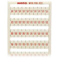 WAGO 209-653 WSB Quick Marker Vertical (10-50) 2ea White 5pk