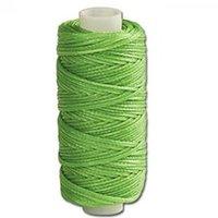 Waxed Braided Cord 25 Yds. Green 11210-34 By Tandy Leather