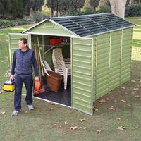 waltons 6 x 10 green skylight plastic shed free floor