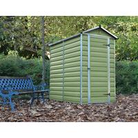 waltons 6 x 4 green skylight plastic shed free floor