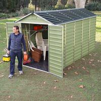 Waltons 6 x 12 Green Skylight Plastic Shed - Free Floor!