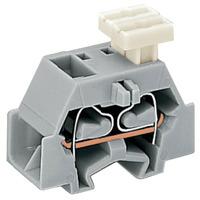 WAGO 261-351/332-000 2 Conductor Push Button Terminal Block Grey A...