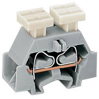 WAGO 261-351/342-000 2-Conductor 2 Push Btn. Terminal Block Grey A...