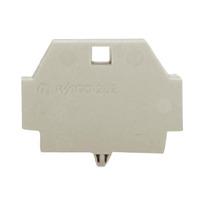 WAGO 262-373 7mm End Plate Snap In 262 Series Grey 50pk