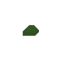 WAGO 283-320 Supply Terminal Block End Plate Olive green 50pk